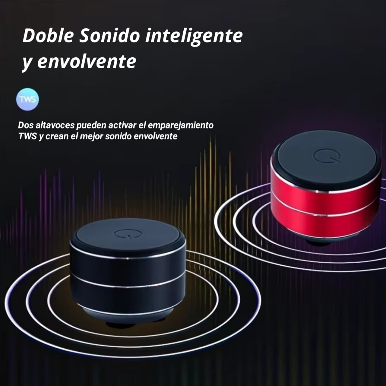 Mini Altavoz con Sonido Envolvente